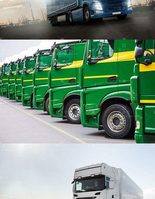 超大超高清图片卡车货车货运汽车辆交通运输物流工具美工设计素材